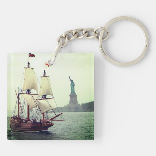 Freiheitsstatue Schlüsselanhänger (Rückseite)