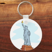 Freiheitsstatue Schlüsselanhänger (Vorderseite)