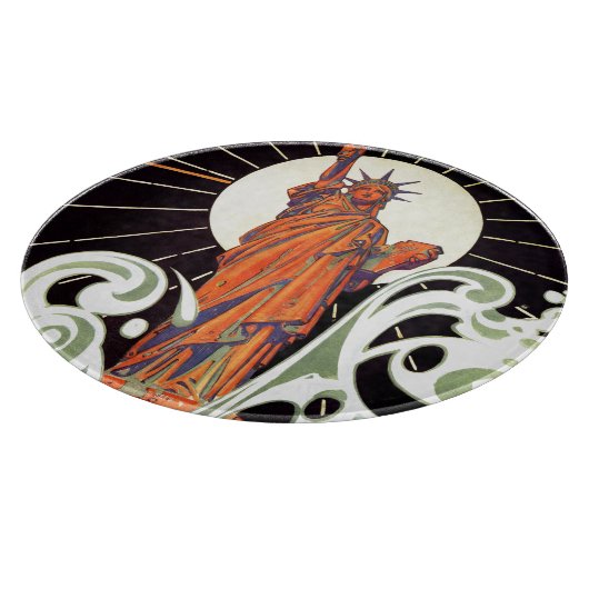 Freiheitsstatue Schneidebrett (Ecke)