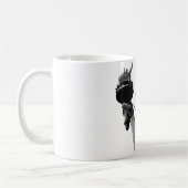 Freiheitsstatue Schwarz & Weiß Kaffeetasse (Links)