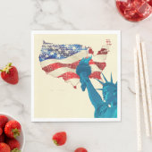 Freiheitsstatue Serviette (Beispiel)