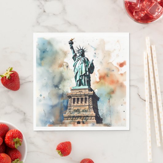 Freiheitsstatue Serviette (Beispiel)