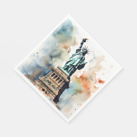 Freiheitsstatue Serviette (Ecke)