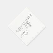 Freiheitsstatue Serviette (Ecke)