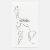 Freiheitsstatue Serviette (Vorderseite)