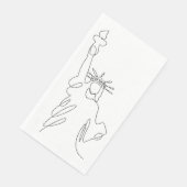 Freiheitsstatue Serviette (Ecke)