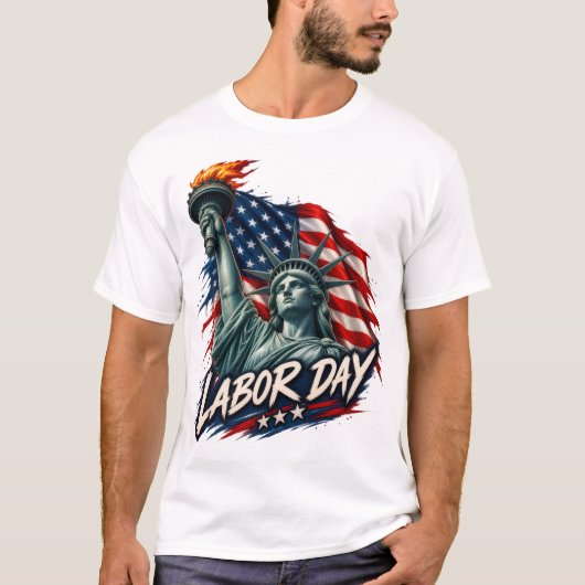 Freiheitsstatue-Shirt T-Shirt (Vorderseite)