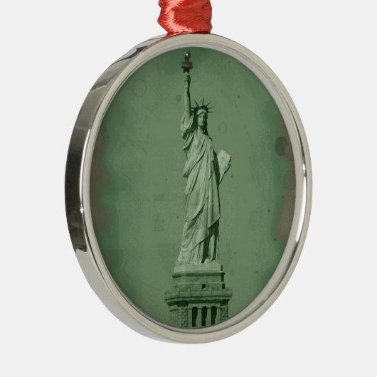 Freiheitsstatue Silbernes Ornament (Rechts)
