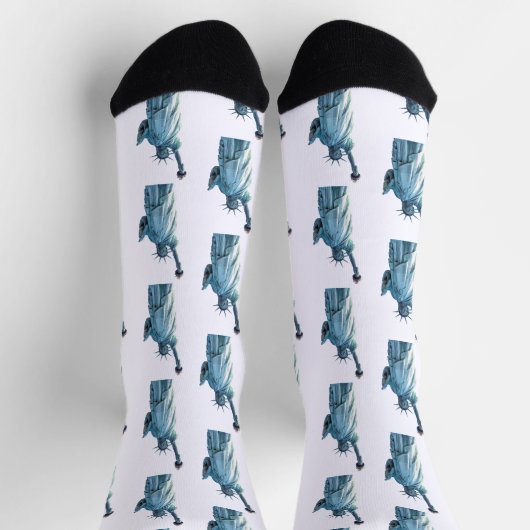 Freiheitsstatue Socken (Oben)