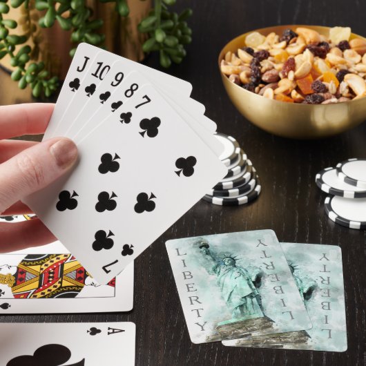 Freiheitsstatue Spielkarten (In Situ)