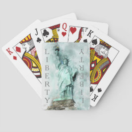 Freiheitsstatue Spielkarten