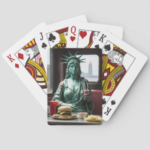 Freiheitsstatue Spielkarten