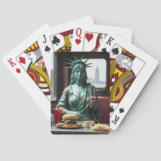 Freiheitsstatue Spielkarten (Rückseite)