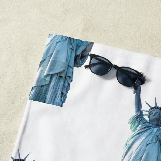 Freiheitsstatue Strandtuch (Beispiel)