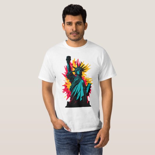 Freiheitsstatue T-Shirt (Vorne ganz)
