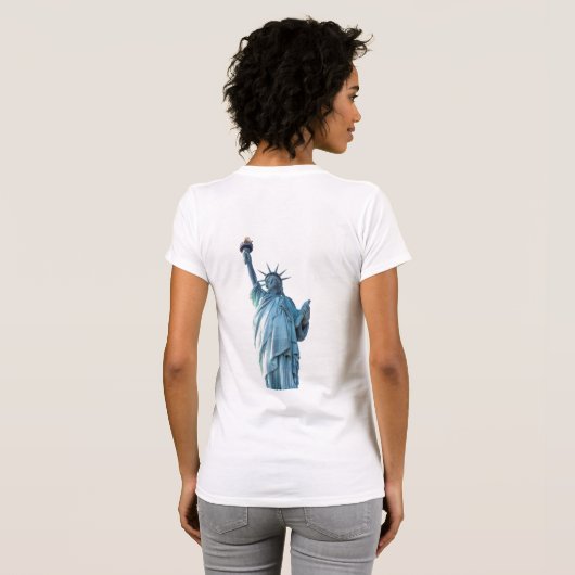 Freiheitsstatue T-Shirt (Schwarz voll)