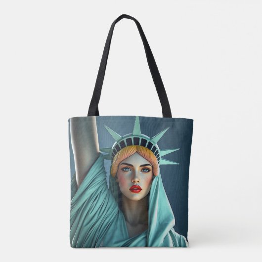 Freiheitsstatue Tasche (Rückseite)