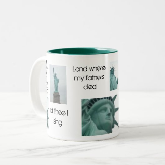 Freiheitsstatue Tasse (Vorderseite Links)