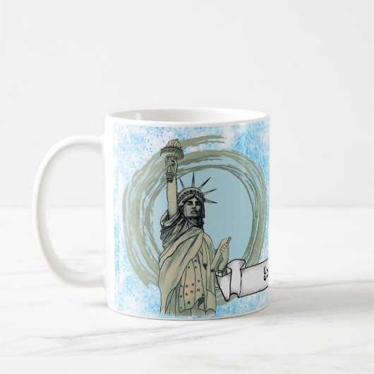 Freiheitsstatue Tasse (Links)