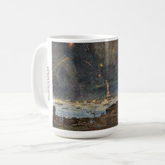 Freiheitsstatue Tasse (Vorderseite Links)