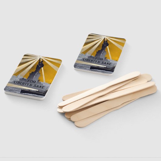 Freiheitsstatue Torch und Zweiter Weltkrieg der US Fächer (Non-assembled)