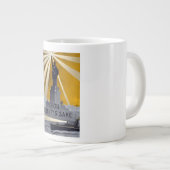 Freiheitsstatue Torch und Zweiter Weltkrieg der US Jumbo-Tasse (Vorderseite Rechts)