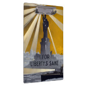 Freiheitsstatue Torch und Zweiter Weltkrieg der US Klemmbrett (Rechts)