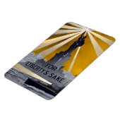 Freiheitsstatue Torch und Zweiter Weltkrieg der US Magnet (Linke Seite)