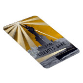 Freiheitsstatue Torch und Zweiter Weltkrieg der US Magnet (Rechte Seite)