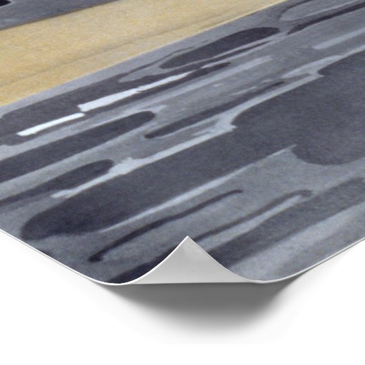 Freiheitsstatue Torch und Zweiter Weltkrieg der US Poster (Ecke)