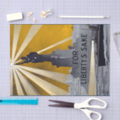 Freiheitsstatue Torch und Zweiter Weltkrieg der US Seidenpapier (Handwerk)