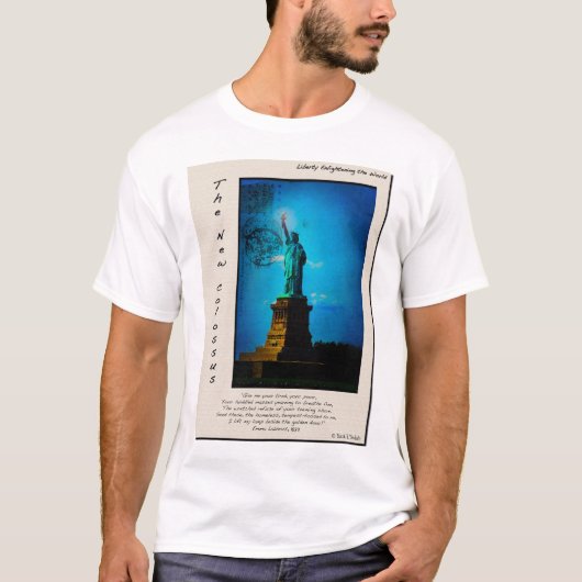 Freiheitsstatue - Trading Card-Art T-Shirt (Vorderseite)