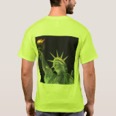 Freiheitsstatue über den T - Shirt der Sicherheit (Rückseite)