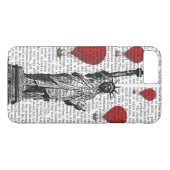 Freiheitsstatue und Rot-Heißluftballons Case-Mate iPhone Hülle (Rückseite (Horizontal))