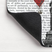 Freiheitsstatue und Rot-Heißluftballons Mousepad (Ecke)