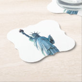 Freiheitsstatue Untersetzer (angewinkelt)