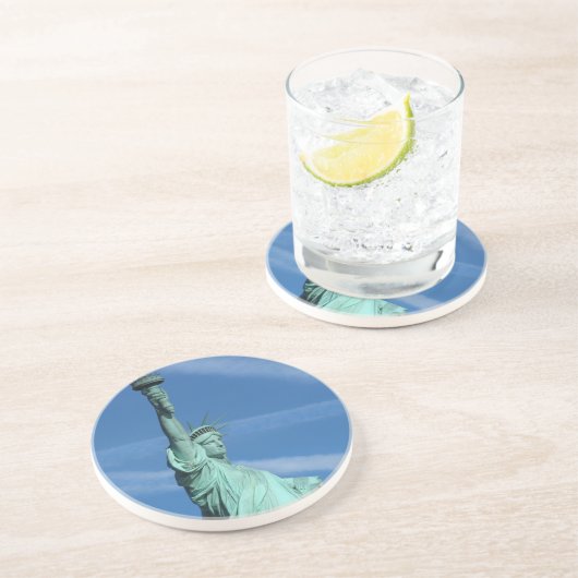 Freiheitsstatue. Untersetzer (Seite)