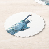 Freiheitsstatue Untersetzer (angewinkelt)