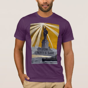 Freiheitsstatue, US Navy Protect America T-Shirt