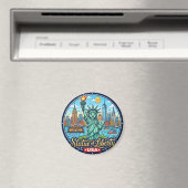 Freiheitsstatue USA Magnet (In Situ (Geschirrspüler))