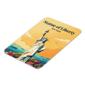 Freiheitsstatue USA Magnet (Linke Seite)