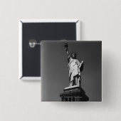 Freiheitsstatue USA New York City Button (Vorne & Hinten)