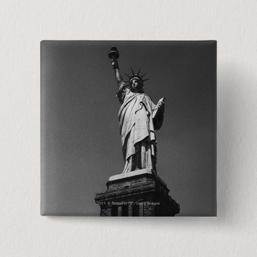 Freiheitsstatue USA New York City Button (Vorderseite)