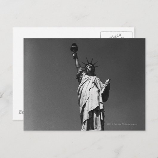 Freiheitsstatue USA New York City Postkarte (Vorne/Hinten)