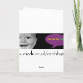 Freiheitsstatue Valentinsgruß-Karte Feiertagskarte (Rückseite)