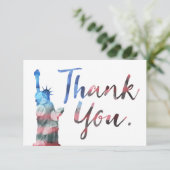 Freiheitsstatue Vielen Dank Veteranen Einladung (Stehend Vorderseite)