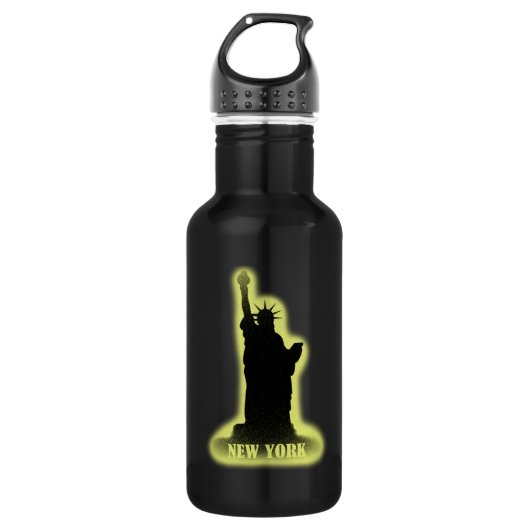 Freiheitsstatue - Vintag - Edelstahlflasche (Vorderseite)