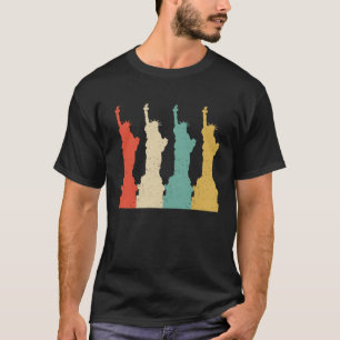 Freiheitsstatue Vintag Retro New York NY Touris T-Shirt