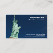 Freiheitsstatue Visitenkarte (Rückseite)