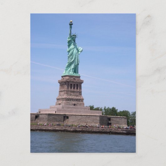 Freiheitsstatue - Vollansicht Postkarte (Vorderseite)